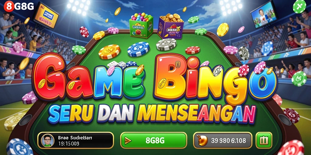 Tampilan gameplay seru dan interaktif di 8G8G saat bermain Bingo.