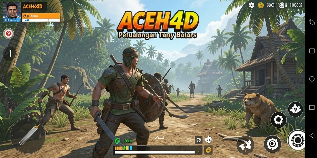 Screenshot gameplay ACEH4D yang menunjukkan keindahan dunia terbuka.