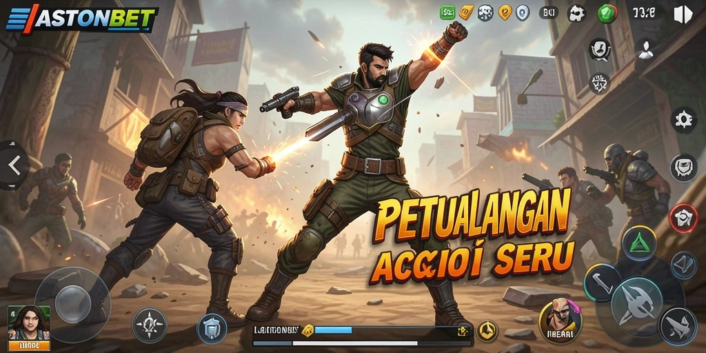 Tampilan gameplay <strong>ASTONBET</strong> yang penuh aksi dan tantangan menarik.