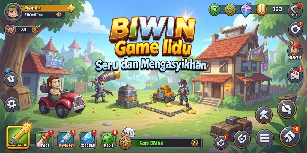 Screenshot gameplay <strong>BIWIN</strong> menampilkan dunia virtual yang menawan dan gameplay yang menyenangkan.