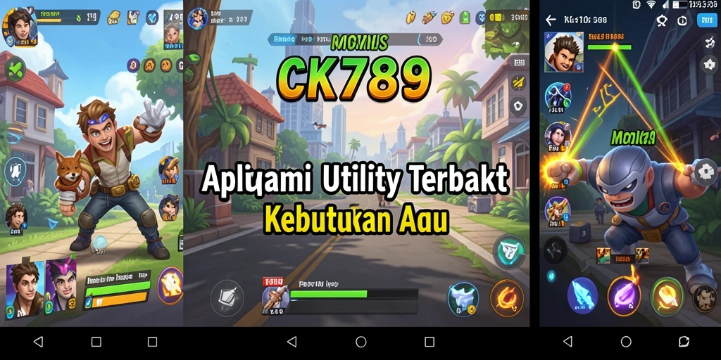 Tampilan utama CK789 dengan fitur-fitur Utility yang bermanfaat.