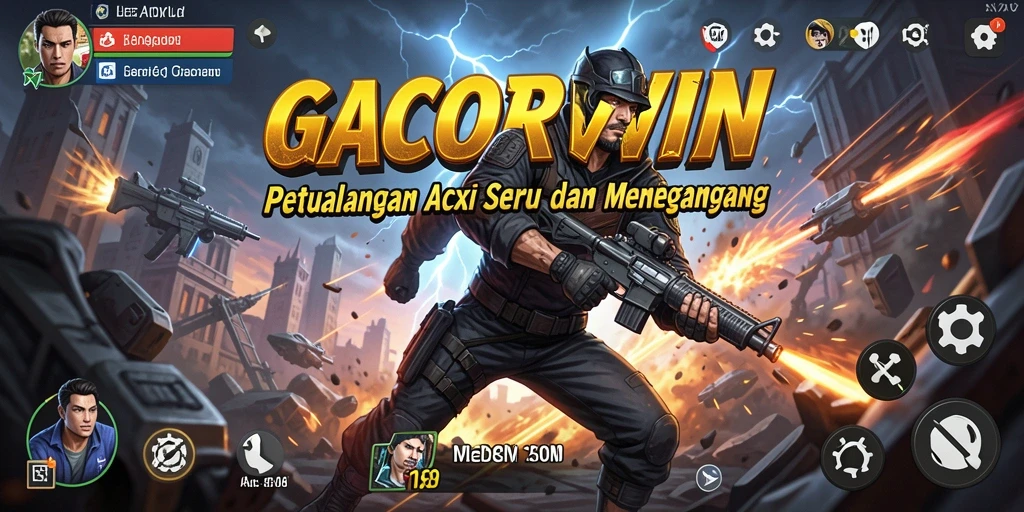 Tampilan gameplay GACORWIN yang menegangkan dan seru.