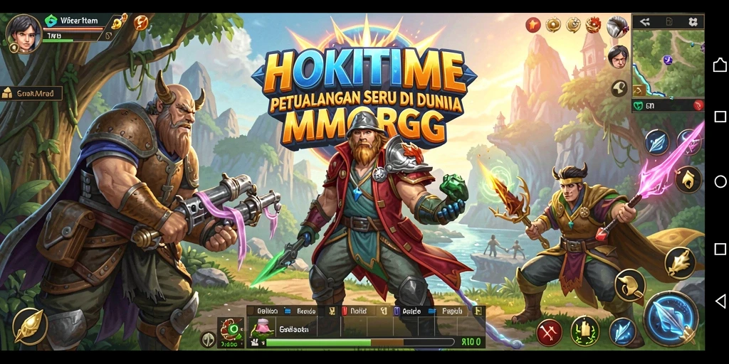 Tampilan menarik dari gameplay HOKITIME yang penuh aksi.