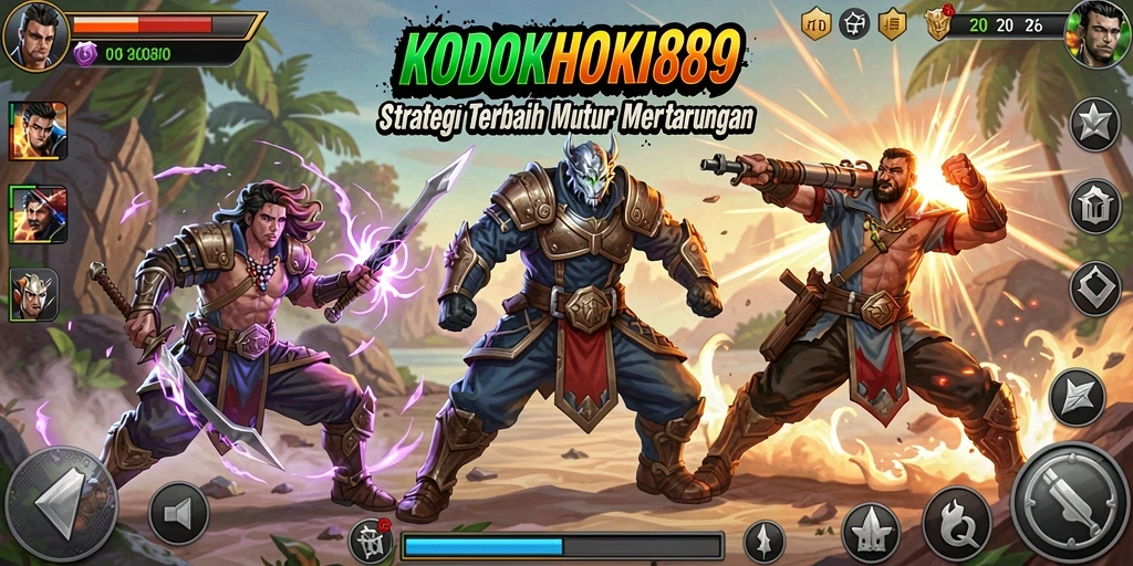 Tangkapan layar gameplay KODOKHOKI889 menampilkan strategi yang mendebarkan.
