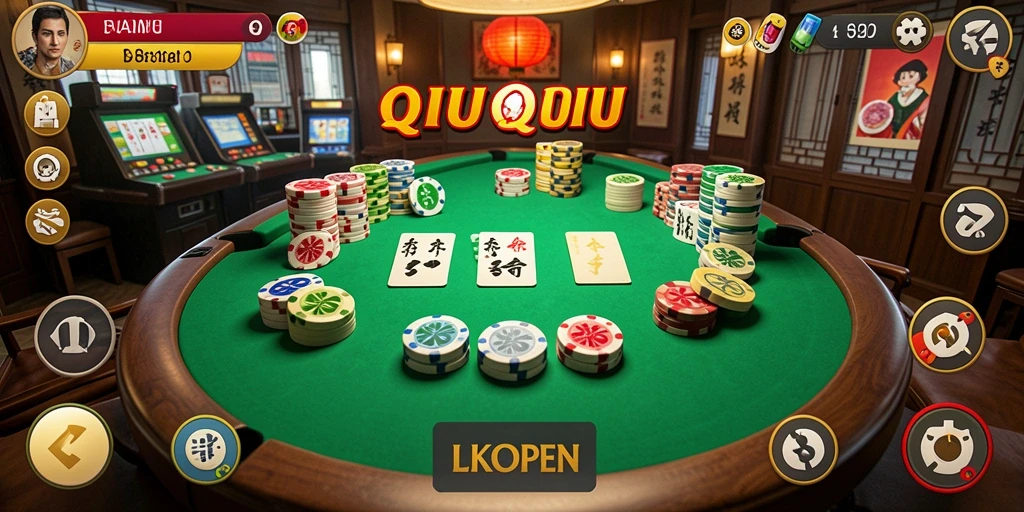 Gameplay menarik dari permainan QiuQiu di LKOPEN.