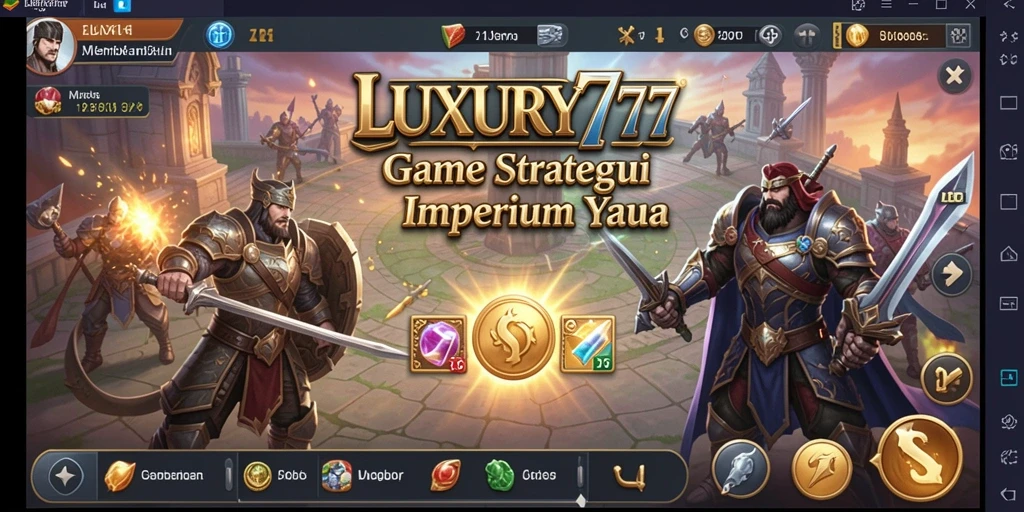 Tampilan gameplay yang menarik dari LUXURY777 penuh strategi.