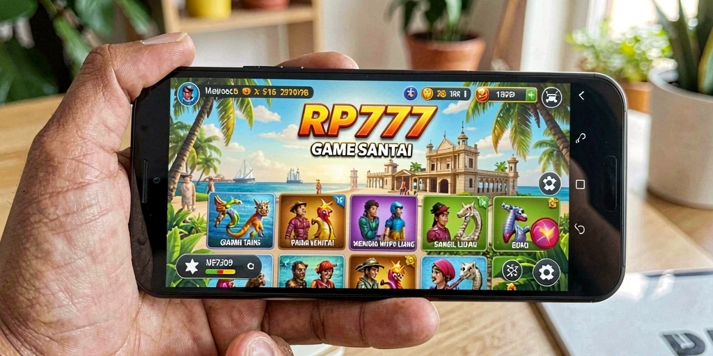 Screenshot menunjukkan gameplay seru RP777 dengan grafis yang menarik.
