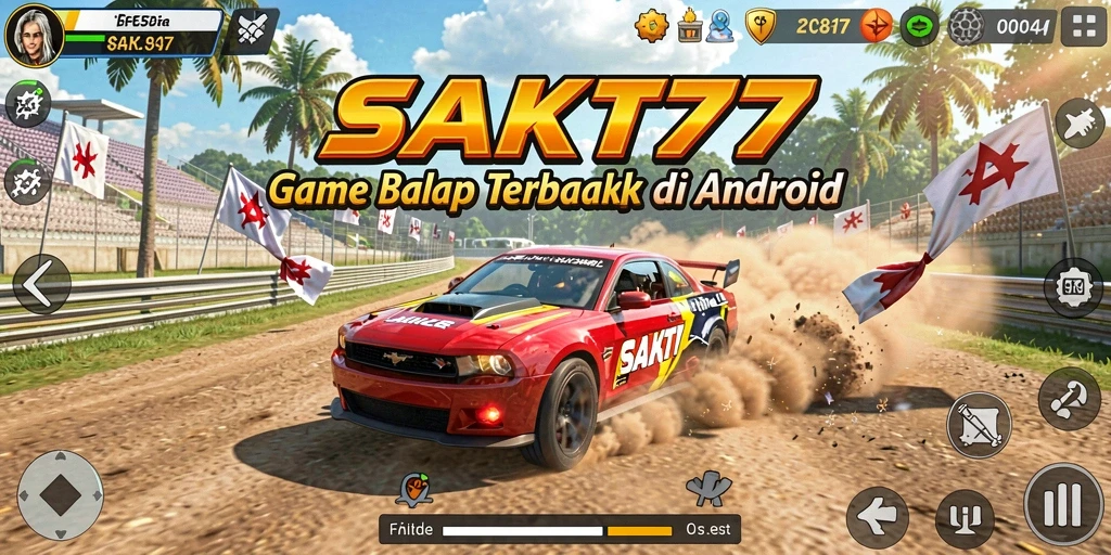 Gameplay SAKTI77 yang menegangkan dalam balapan cepat dan seru.