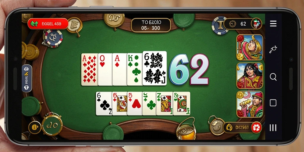 Tampilan gameplay seru di TOGEL62 dengan fitur interaktif.
