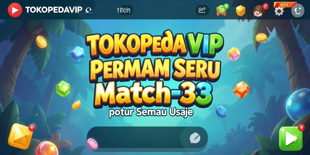 Gameplay menarik dari TOKOPEDIAVIP dalam momen mencocokkan item.