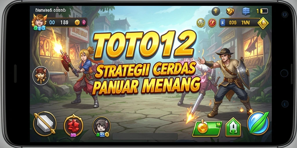 Screenshot utama TOTO12 menampilkan aksi strategis yang menegangkan.